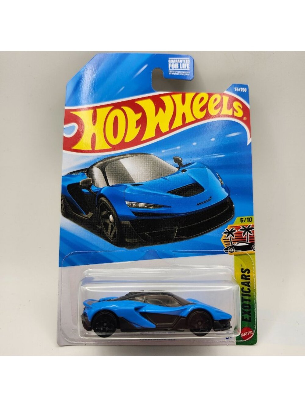Hot Wheels McLaren W1 Blue ExotiCars 5/10 74/250